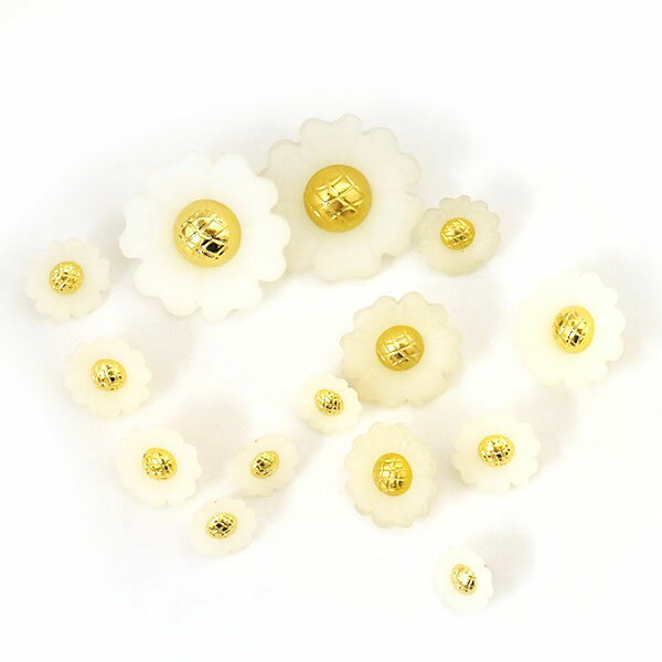 在庫限り ボタン セット HANA BOTAN Set 2J 【RN】釦 ぼたん ハンドメイド 手芸 手作り 在庫限り 詰め..