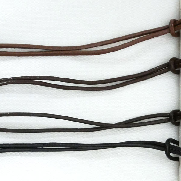 在庫限り 本革コード 3m Leather cord 2F-C 【KN】 約1.5mm レザー レザーコード 手芸 手作り ハンドメイド アクセサリーパーツ 1