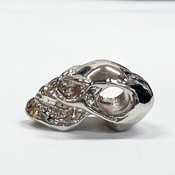 【店頭在庫品】フェイクシルバースケルトン a-7022【KN】髑髏 合金 ハンドメイド 資材 材料 ネックレス アクセサリー トーホー