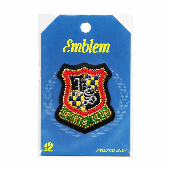 Rakuten - 在庫限り ミニエンブレム 912-91033（アイロン接着）2F-B パイオニア 【KN】 SPORTS CLUB