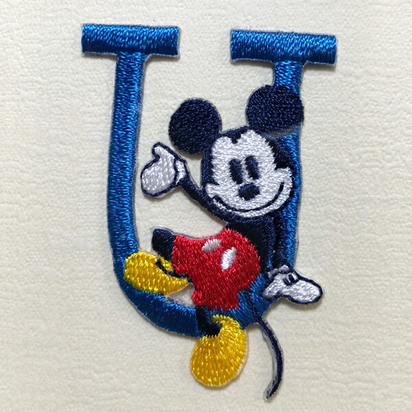 ワッペン 在庫限り パイオニア ミッキー U ディズニー MY4001-MY317 【KN】 アイロン接着 刺しゅう