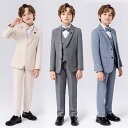 卒業式 スーツ 男の子 韓国 無地 ベージュ ブルー グレー スーツ 子供 フォーマル スーツ 入学式 卒園式 キッズスーツ 七五三 子供服 長袖 キッズ スーツ一式 フォーマルウェア セットアップ 卒園 入園 大きいサイズ 小学生 タキシード 結婚式 発表会 演奏会