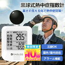 【スタッフ全員ドン引き価格!! 】 黒球式熱中症指数計 JIS適合品 JIS準拠 黒球付熱中症計 黒球型携帯熱中症計 WBGT アラーム RABLISS KO392 温度計測 熱中症対策 義務化 熱中症予防 熱中症 測定器 温度 熱中アラーム wbgt測定器 屋外