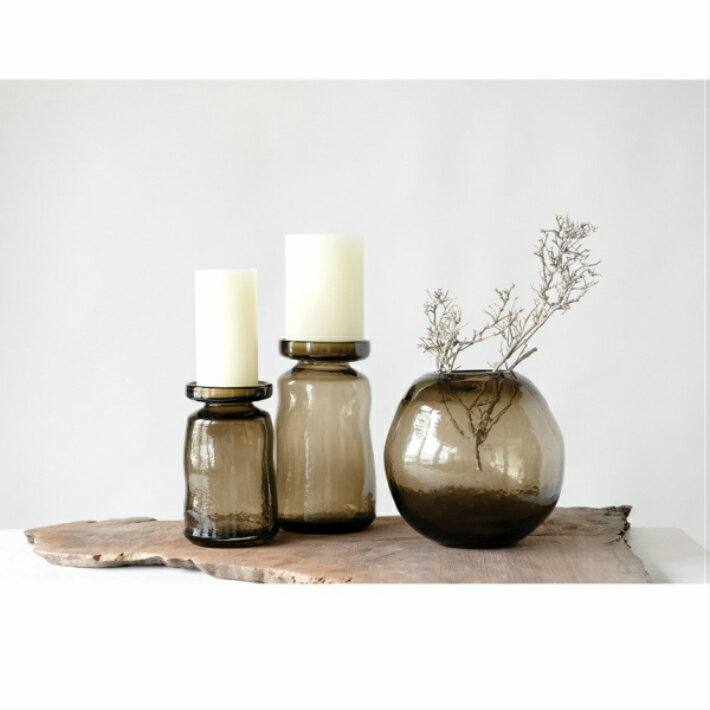 《アメリカ直輸入》花瓶 フラワーベース おしゃれ 大きい 厚い 丸 ボール型 花器 生け花 フラワーデザイン フラワーアレンジメント 置物 インテリア雑貨 かわいい ドライフラワー 装飾 インテリア ガラス プランター 観葉植物 鉢 ギフト プレゼント