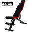 KAPEOトレーニングベンチ 腹筋 フォールディング フラットインクラインベンチ マルチポジション折り畳み ダンベルベンチ耐荷重400KG メーカー1年保証