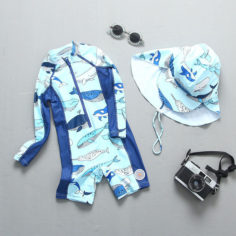 キッズ ベビー 水着 男の子 ラッシュガード 車 子供 ロンパース 水着 男児 スクール水着 子供用 こども みずぎ かわいい 赤ちゃん 90 100 110 120 130cm スイムキャップ 幼稚園 保育園 スイムウェア おしゃれ 水遊び 夏 海 プール