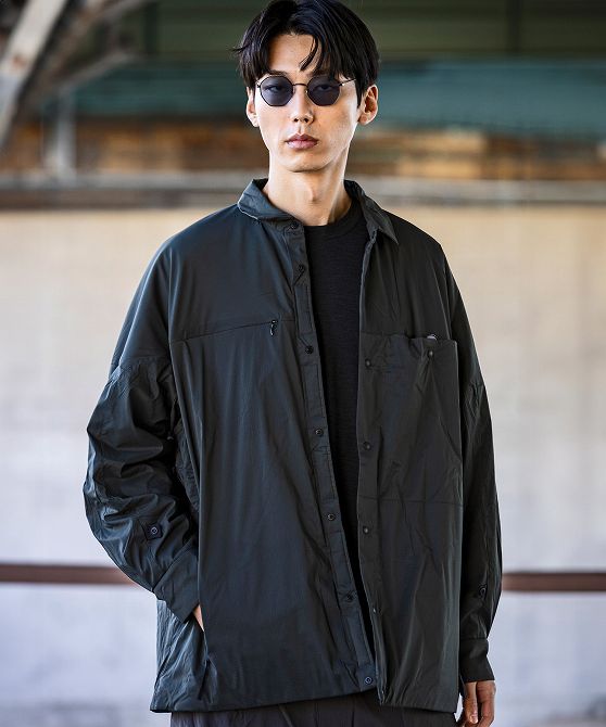alk phenix 륯 ե˥å 󥰥꡼֥ ꥷ Insuluted air shirts PERTEX d...