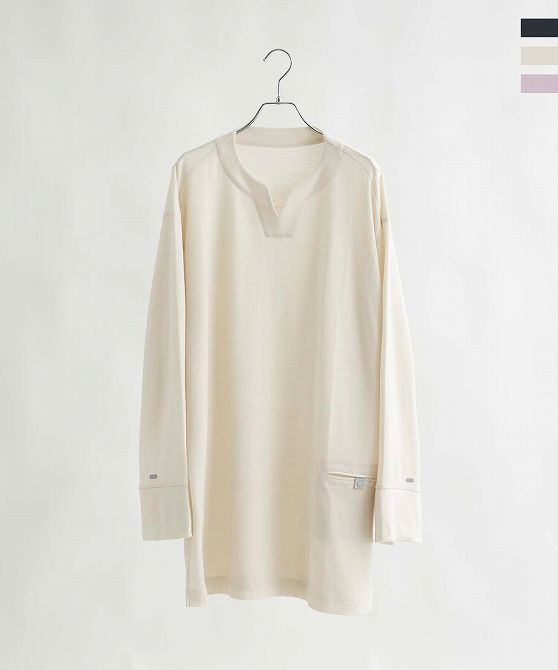 alk phenix アルクフェニックス Wool Blend Nomadic Shirts WOL ウールジャージー素材 断熱 防臭 ドライ ロングスリーブシャツ ウールブレンド ロンT 【MEN】
