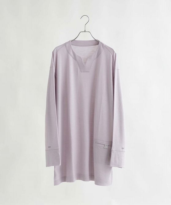 alk phenix アルクフェニックス Wool Blend Nomadic Shirts WOL ウールジャージー素材 断熱 防臭 ドライ ロングスリーブシャツ ウールブレンド ロンT 【MEN】