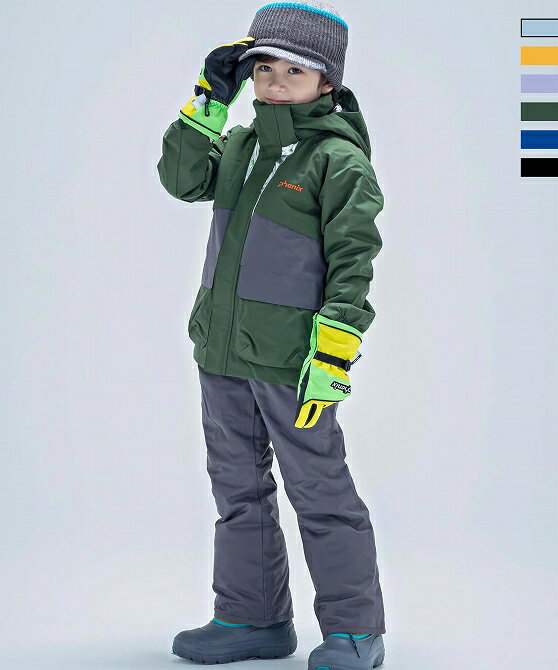 Phenix フェニックス Snow Jet Junior Two-piece スノー ジェット ジュニア ツーピース 男の子 子供服 こども服 キッズ スキーウェア スノボウェア