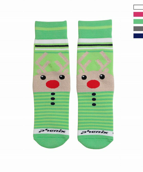 Phenix フェニックス Character Tube Socks キャラクター チューブ ソックス 靴下 男の子 女の子 キッズ スキー スノボ