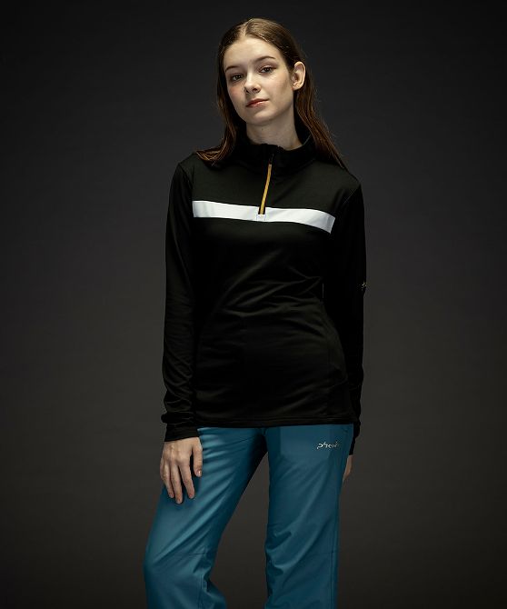 phenix フェニックス Gold Accent 1/2 Zip Tee ゴールドアクセントWs1/2ジップティ...