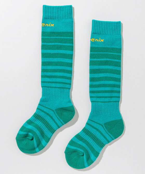 phenix �ե��˥å��� Tonal Gradation Border Ski Socks �ȡ��ʥ륰��ǡ������ܡ��������������å��� ���å� �Ҷ��� ��������������KIDS��