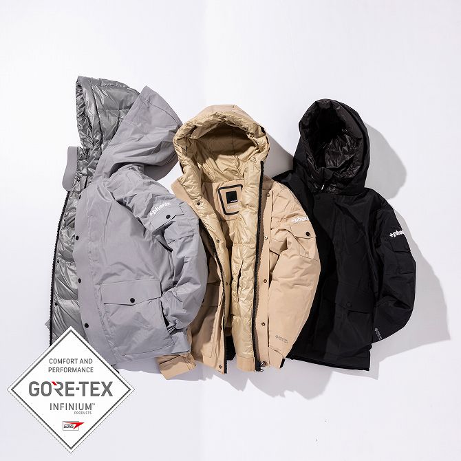 +phenix プラスフェニックス GORE-TEX INFINIUM down jacket ゴアテックス インフィニウム ダウンジャケット ブルゾン アウター【MEN】