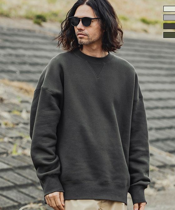 +phenix プラスフェニックス FUNCTIONAL HEAVY WEIGHT CREW NECK SWEAT ヘビーウェイト クルーネック スウェット【MEN】