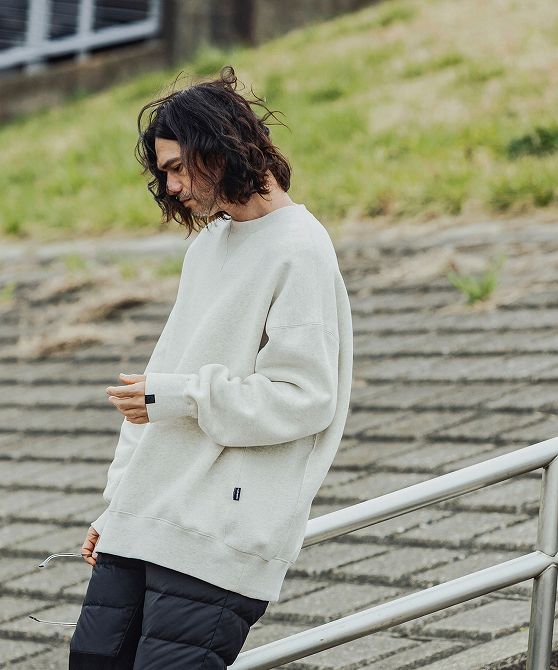 +phenix プラスフェニックス FUNCTIONAL HEAVY WEIGHT CREW NECK SWEAT ヘビーウェイト クルーネック スウェット【MEN】