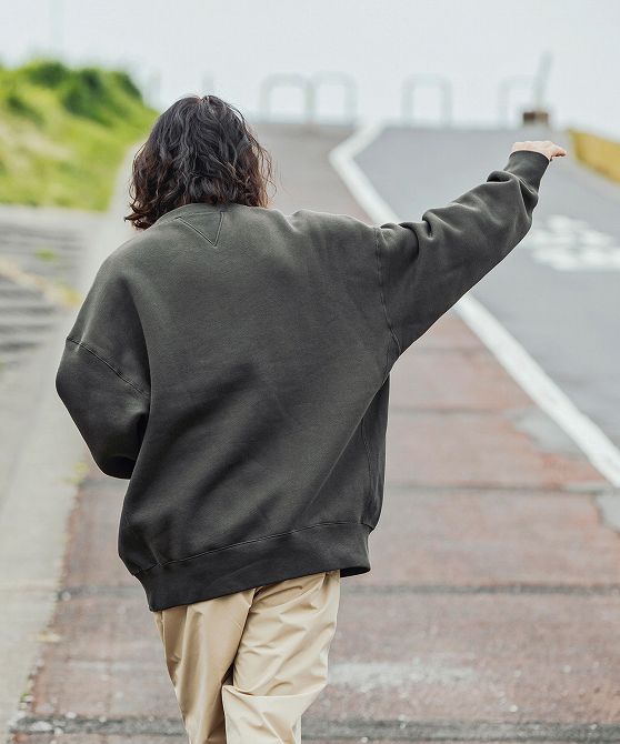 +phenix プラスフェニックス FUNCTIONAL HEAVY WEIGHT CREW NECK SWEAT ヘビーウェイト クルーネック スウェット【MEN】