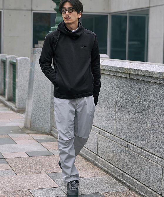 +phenix プラスフェニックス POWER STRETCH PULL OVER HOODY パワーストレッチ プルオーバー フーディー POLARTEC ポーラテック【MEN】
