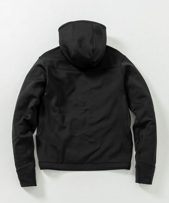 +phenix プラスフェニックス POWER STRETCH PULL OVER HOODY パワーストレッチ プルオーバー フーディー POLARTEC ポーラテック【MEN】