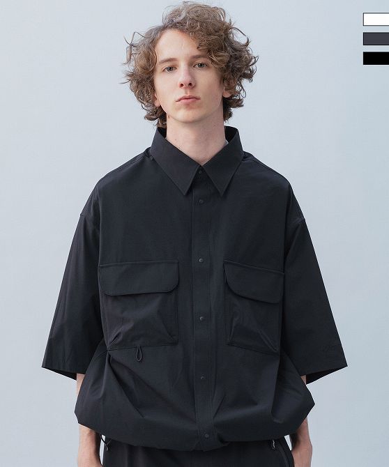Rakuten - +phenix プラスフェニックス AIRFLOW W-POCKET SHORT SLEEVE SHIRT エアフロー Wポケット ショートスリーブシャツ【MEN】