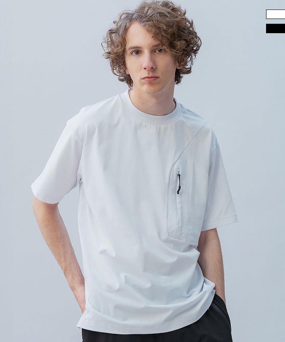 Rakuten - +phenix プラスフェニックス HIDDEN ZIP POCKET SHORT SLEEVE TEE コンシールファスナーポケット ショートスリーブTシャツ【MEN】