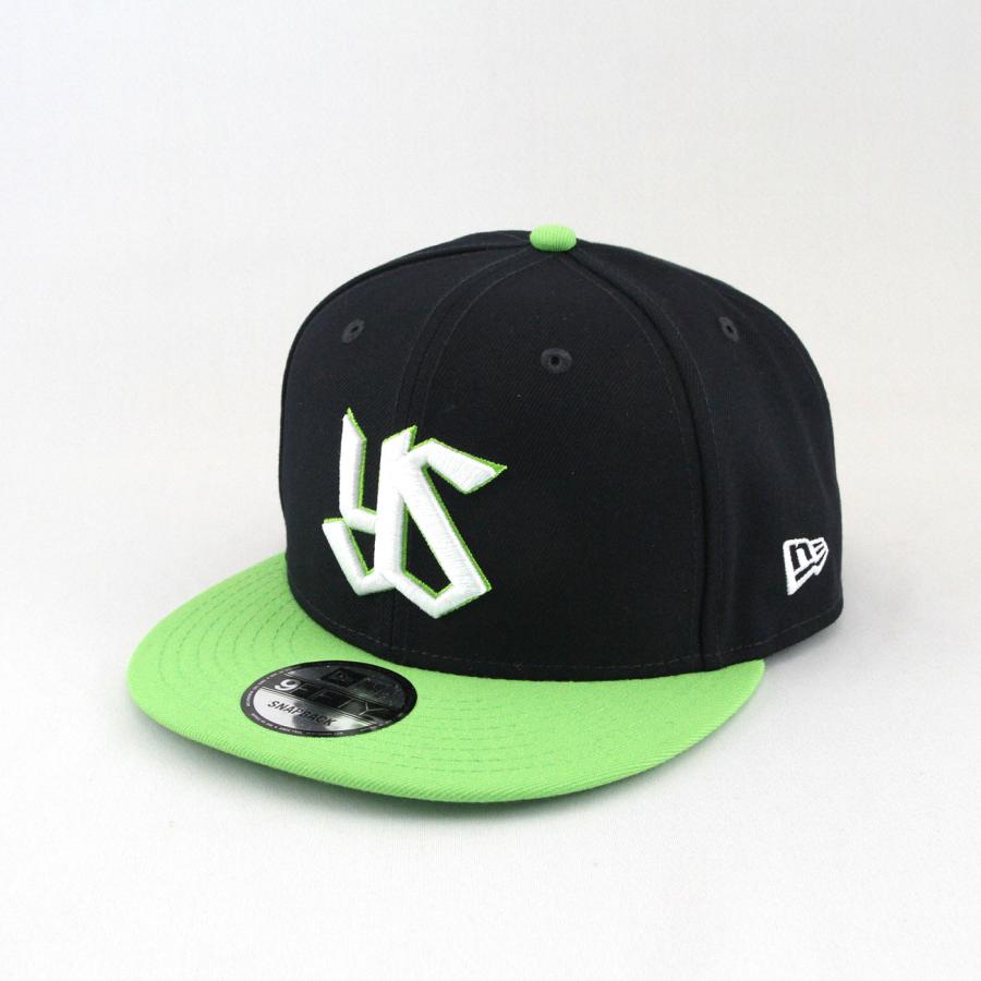 乐天商城 - ニューエラ 帽子 キャップ 9FIFTY NPB 東京ヤクルトスワローズ ネイビー ライムグリーンバイザー