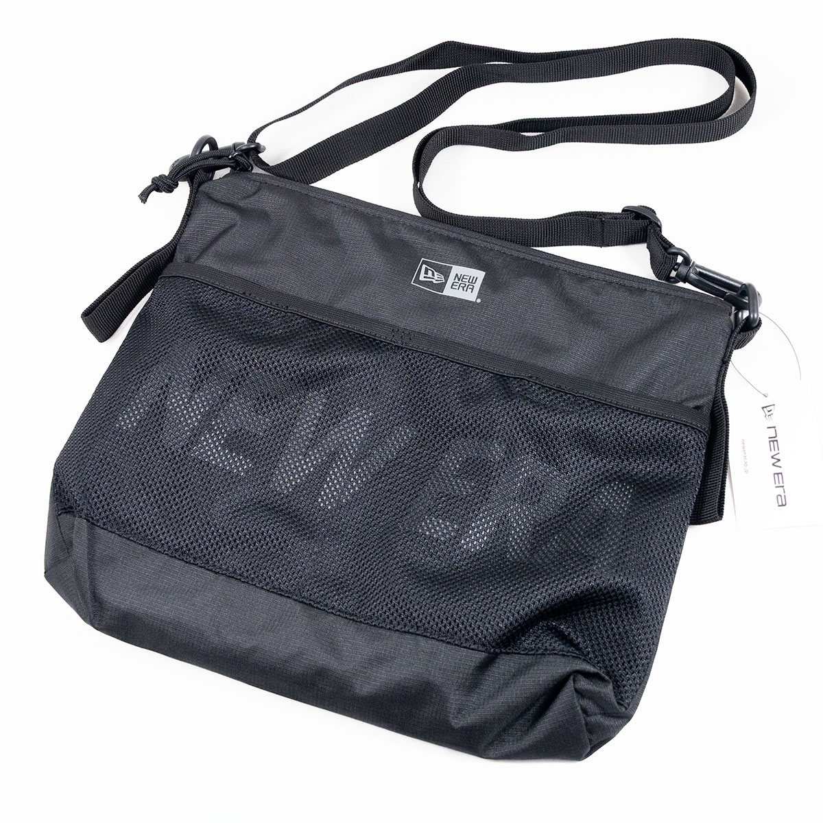 ニューエラ New Era® NEW ERA® かばん バッグ サコッシュ 2.5L NEW ERAロゴ ブラック