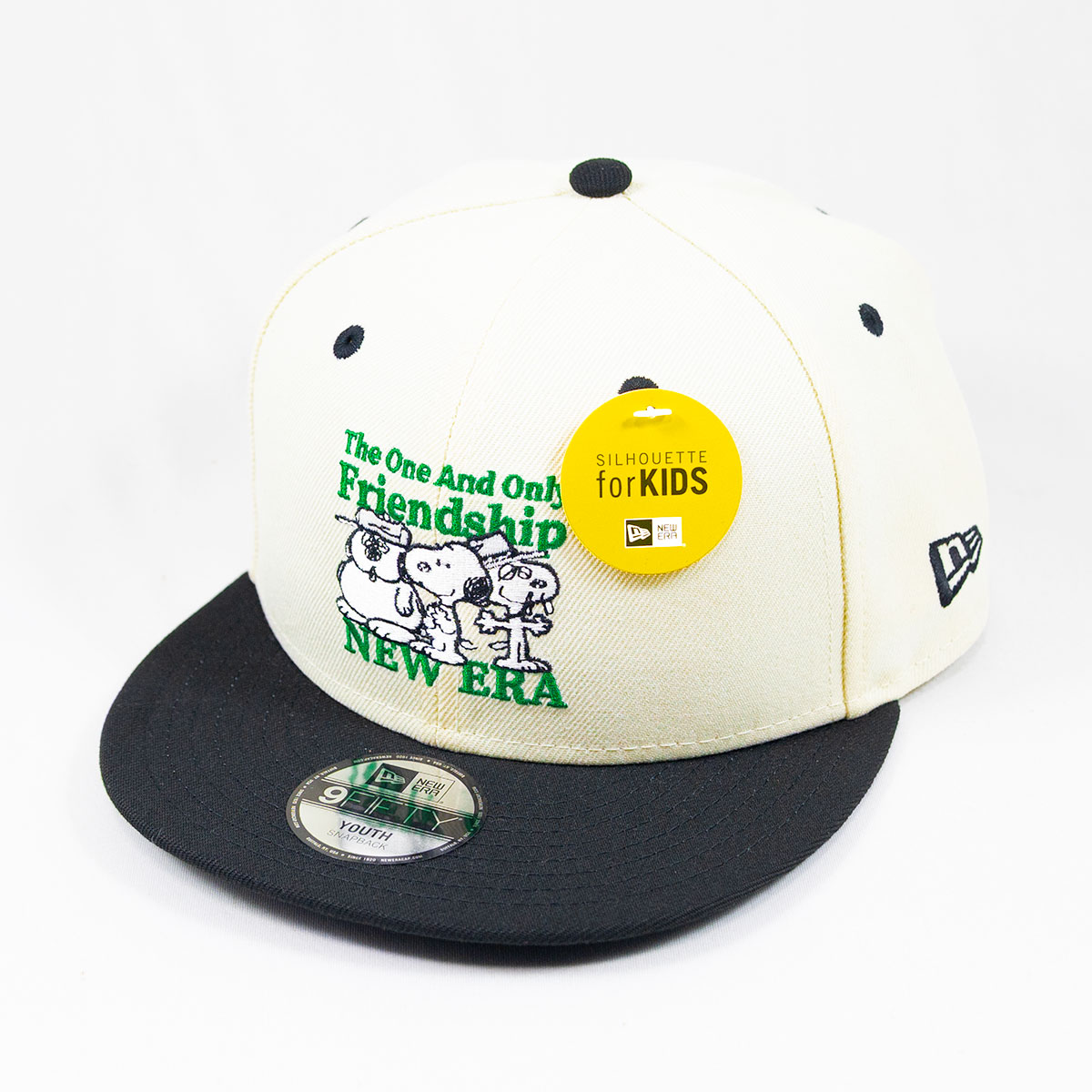 乐天商城 - KIDS kid's 子供用 ニューエラ New Era® NEW ERA® 帽子 キャップ キッズ Youth 9FIFTY PEANUTS ピーナッツ FRIENDSHIP クロームホワイト/ブラック