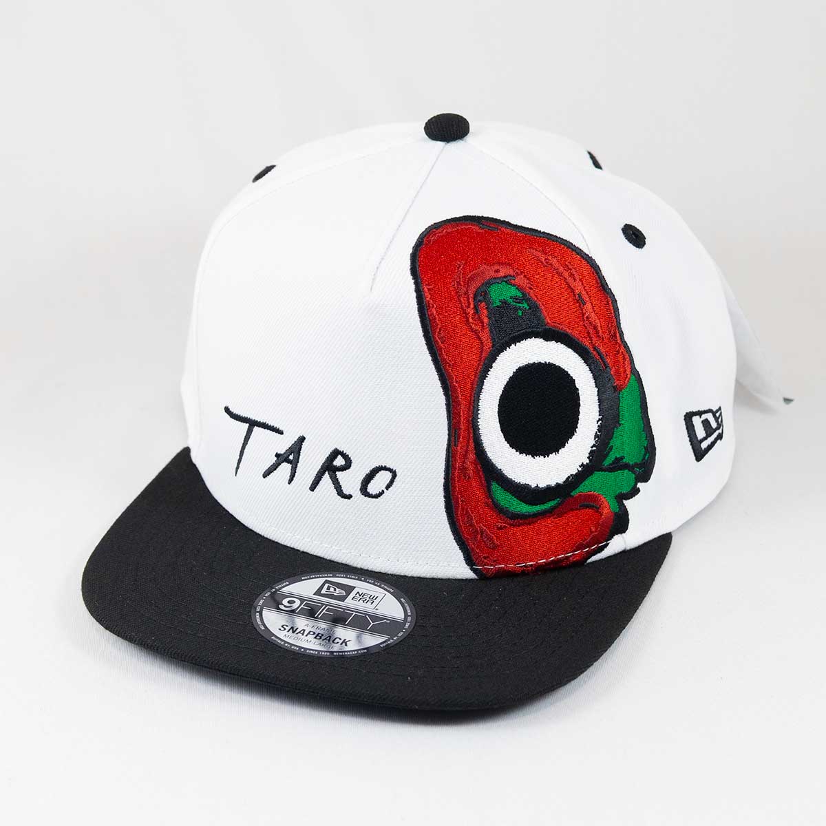 ニューエラ New Era® NEW ERA® 帽子 キャップ 9FIFTY A-Frame TARO OKAMOTO 岡本太郎 にらめっこ ホワイト/ブラック ゴルフ