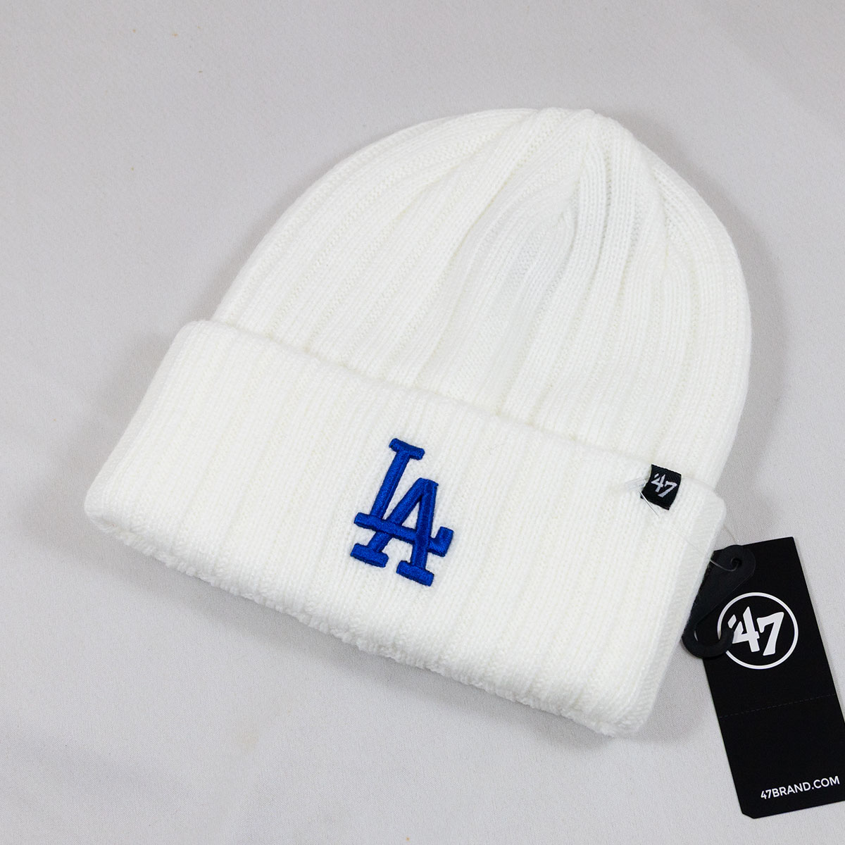 ニット帽 帽子 47 フォーティーセブン '47 RIBBED HAYMARKER CUFF KNIT カフニット ニューヨーク・ヤンキース ホワイト