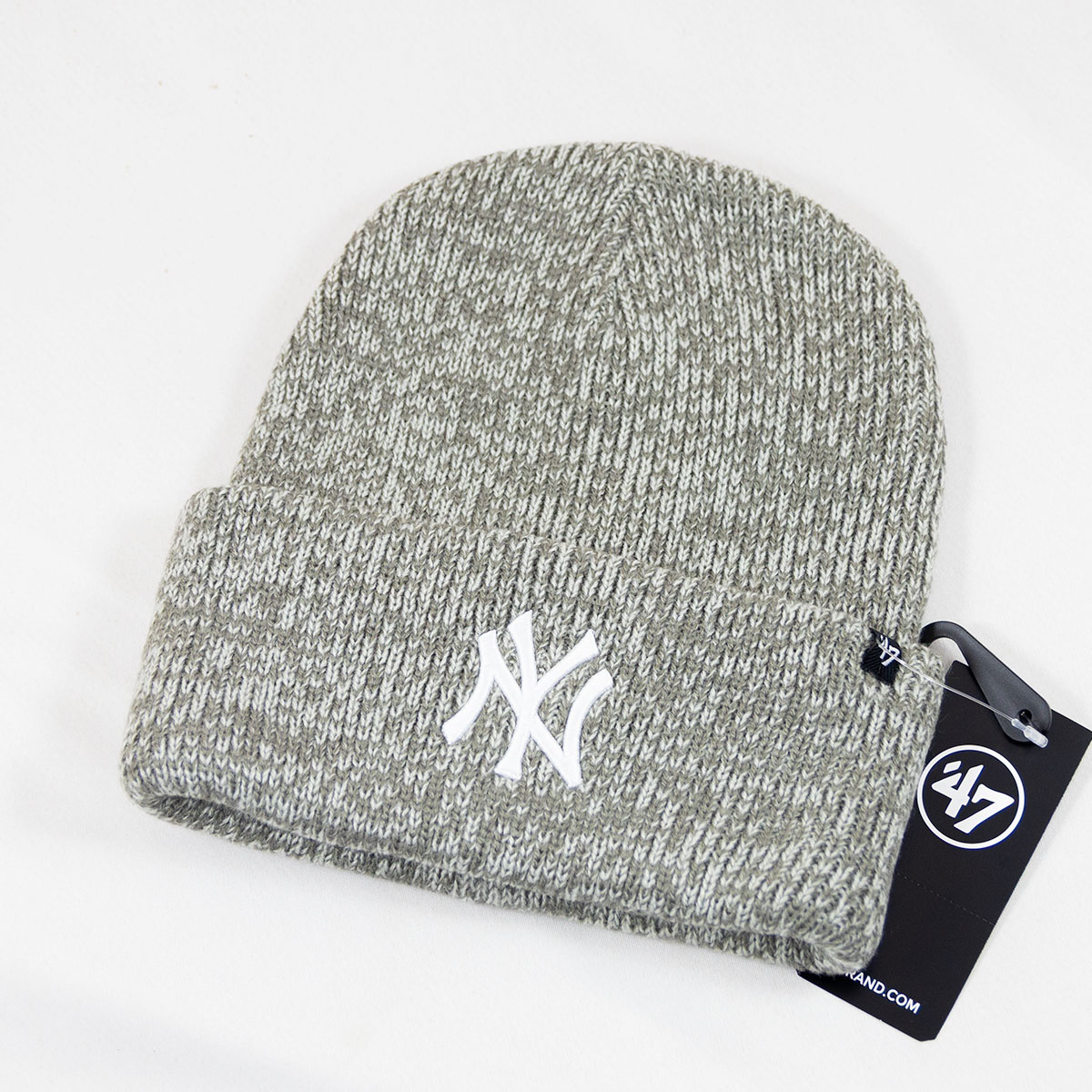 ニット帽 帽子 47 フォーティーセブン '47 BRAIN FREEZE CUFF KNIT カフニット ニューヨーク・ヤンキース ダークグレー