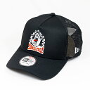 ニューエラ NEW ERA® 帽子 キャップ 9FORTY A-Frame トラッカー SANTA CRUZ スクリーミングハンド ブラック
