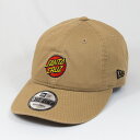 ニューエラ NEW ERA®帽子 キャップ 9THIRTY SANTA CRUZ サークルロゴ カーキ