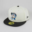 ニューエラ×ドラえもん コラボ 帽子NEW ERA® 59FIFTY ドラえもん キャップ クロームホワイト / ブラック