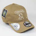 ニューエラ NEW ERA®×PEANUTS コラボ 9TWENTY On Par PEANUTS ピーナッツ クッキー ブリティッシュカーキ | ゴルフ