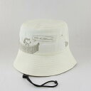 ニューエラ NEW ERA®×PEANUTS コラボ キャップ バケット01 セーラーブリム Sailor Brim PEANUTS ピーナッツ スヌーピー テニス クロームホワイト