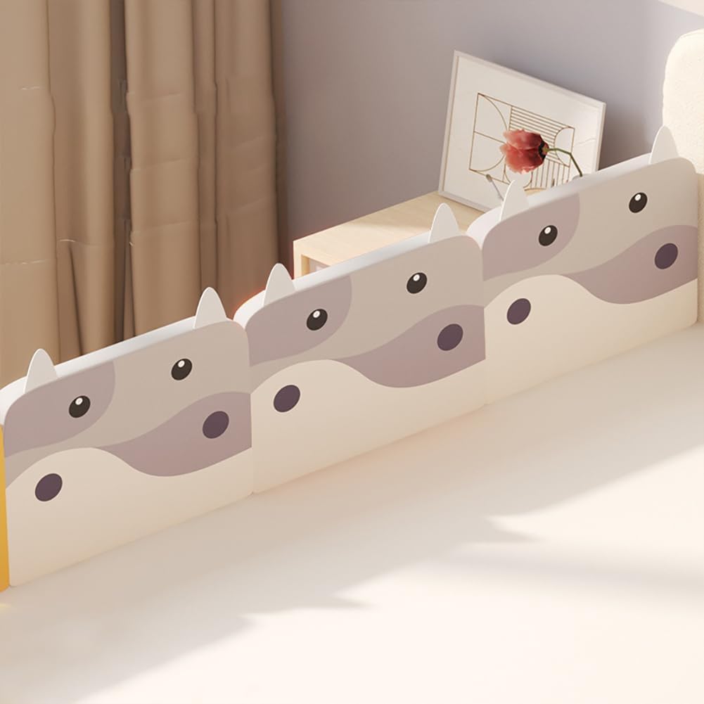 ベッドフェンス ベットガード 高さ38cm 幅50cm/60cm 高さ調整可能 無添加素材 ベッドバンパー クッショ..