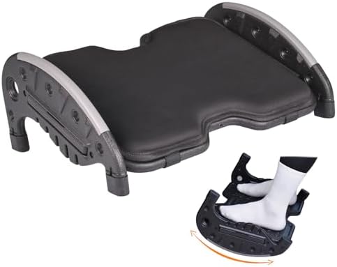 【送料無料】フットレスト 足置き台 デスク下 取り外し可能 洗えるクッション 両面使用 ロッキング 固定 2way オフィス 在宅ワーク 快適 コンパクト