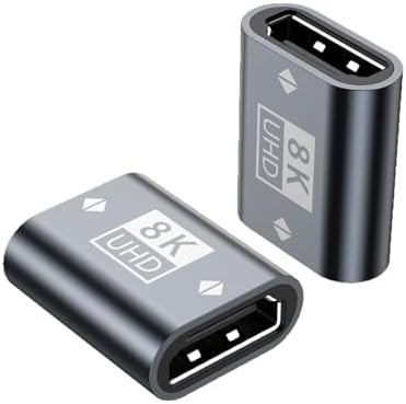 【送料無料】HDMI延長アダプター 2.1 中継コネクター 8K@60Hz 48Gbps メスメス 2個セット 金メッキ プラグ&プレイ ノートパソコン TV モニター 対応 映像安定 ロスレス伝送