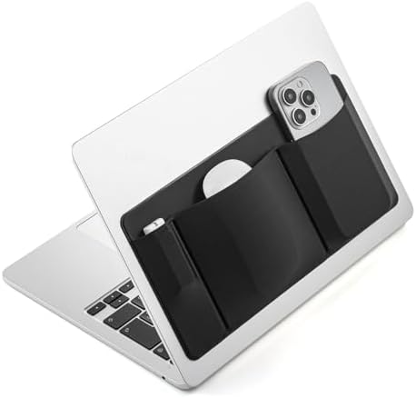 【送料無料】ノートパソコン 収納ポーチ 貼り付け 薄型 ガジェットケース マウス ケーブル 小物収納 3ポケット 再剥離粘着 伸縮素材 オフィス 旅行 便利 karabo-10026188 KARABO 楽天市場店 パッケージ画像