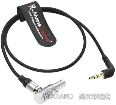【送料無料】タイムコード同期ケーブル 50cm 業務用 映画制作 音声収録 Tentacle Sync対応 5ピン LEMO 3.5mm TRS 高品質 プロ機材 音響機器 現場対応