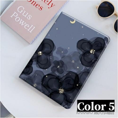 [Envío gratuito] Floral Floral Diseño Galaxy Tab A11/A9 8.7 "Notebook Case with Auto Sleep Pen Holder Cute Fashionable — vista 2