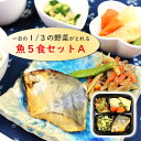 冷凍弁当 魚5食セットA 【からだデリ 味の富士山】 （B-5,9,10,21,27） 一日の1/3の野菜がとれる国立病院機構の管理栄養士が監修 宅配 惣菜 副菜 健康弁当 その1