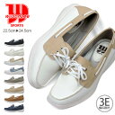 コンフォート靴のKARADANILUCKで買える「【w523】【返品・交換不可】デッキシューズ レディース コンフォート ドライビングシューズ モカシンシューズ 3E 幅広 外反母趾対策 ノンスリップソール 屈曲 防滑 歩きやすい 履きやすい WILSON LEE SPORTS ウィルソンリースポーツ」の画像です。価格は1,980円になります。