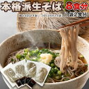 【ゆうパケット出荷】本格派生そば8食(180g×4袋)【代金引換不可】【産直】