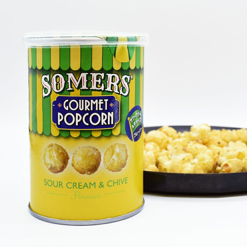 スタッフおすすめ サマーズ グルメポップコーン サワークリーム&チャイヴ 30g SOMERS Gourmet Popcorn フレーバー ポップコーン 5023751001350