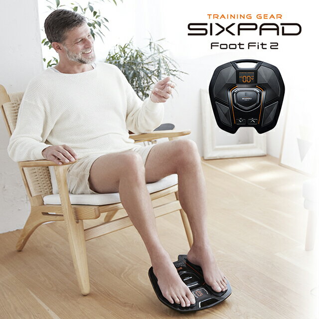 スタッフおすすめ ラッピング即日出荷可能 シックスパッド フットフィット2 ブラック SIXPAD Foot Fit 2 4573176153574 SP-FF2310FA 足裏 筋トレ SIXPAD Foot Fit 2 EMS 1年保証 プレゼント トレーニング MTG正規品