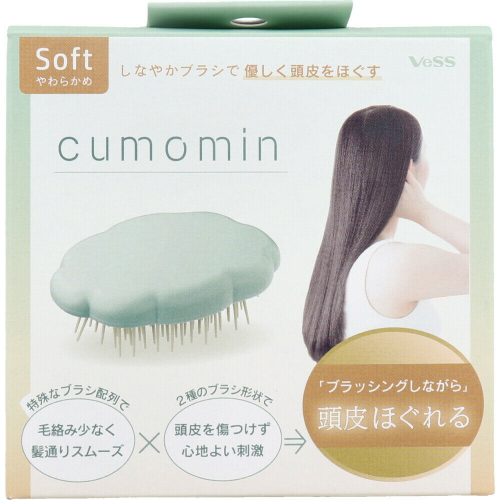 cumomin クモミン ソフト やわらかめ 4977084102134 ヘアケア 頭皮ケア スカルプケア リフレッシュ 気分転換 ベス工業株式会社