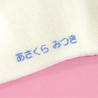 【送料無料対応】ねいみーマルチタイプスタンプパッド【ブルー】カラー油性インク 青 お名前スタンプセット商品と一緒に買って送料無料に!アイロンがけ不要で洗濯洗浄OK