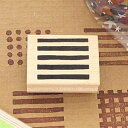 はんこどり ラバースタンプ ボーダー・ストライプ 縦25.5mm×横29mm (0036B-3040)